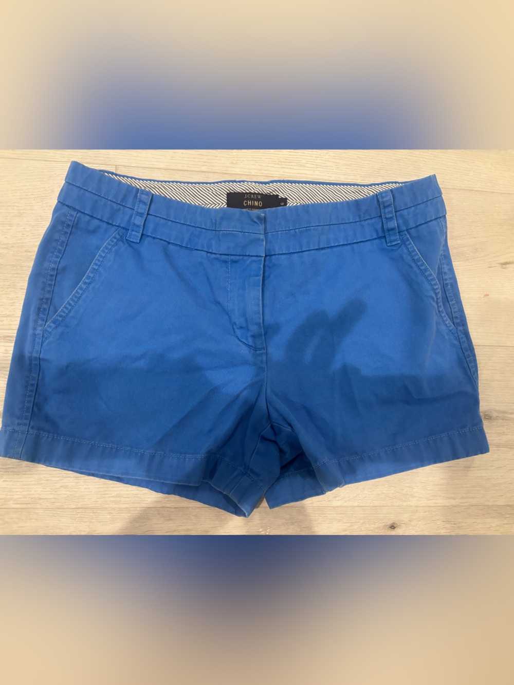 J. Crew Blue Chino Women's Casual Shorts